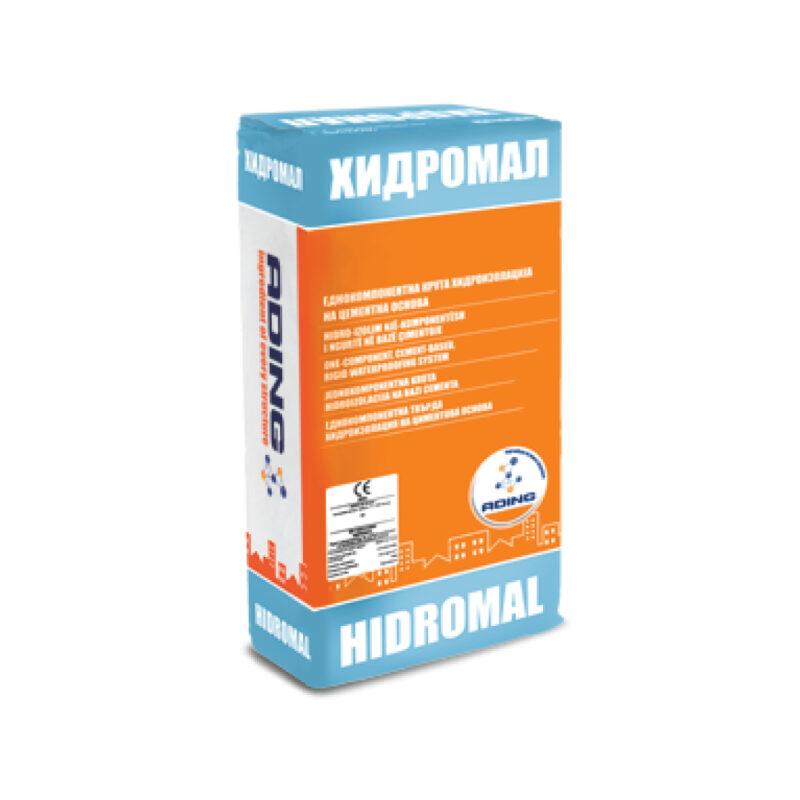 HIDROMAL 1К Крута хидроизолација на цементна основа