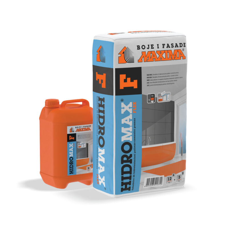 HIDROMAX® Flex Флексибилен 2K, полимерно-цементен премаз