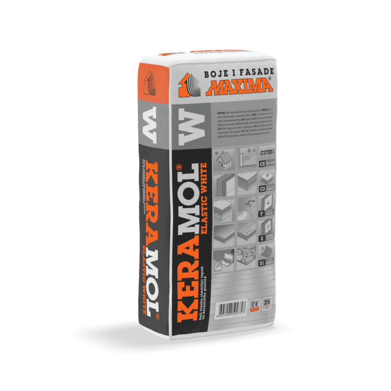 KERAMOL® Elastic White Бело високо еластично лепило за керамички плочки