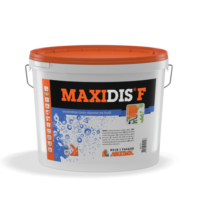 MAXIDIS® F Внатрешна боја отпорна на габи и мувла