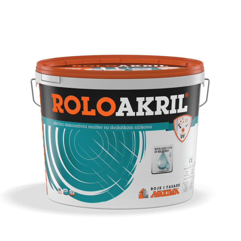 ROLOAKRIL® Акрилен декоративен малтер со додаток на силикон