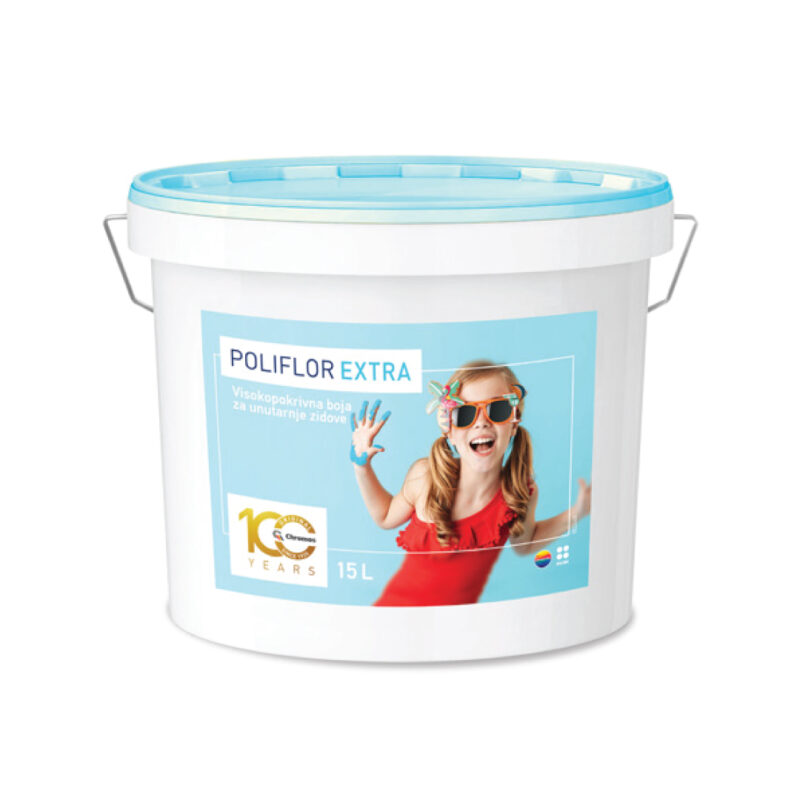 POLIFLOR Extra Дисперзна боја за внатрешни ѕидови