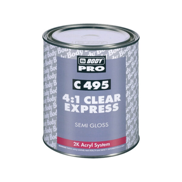 C 495 CLEAR EXPRESS Semi Gloss 4:1 Полусјаен лак